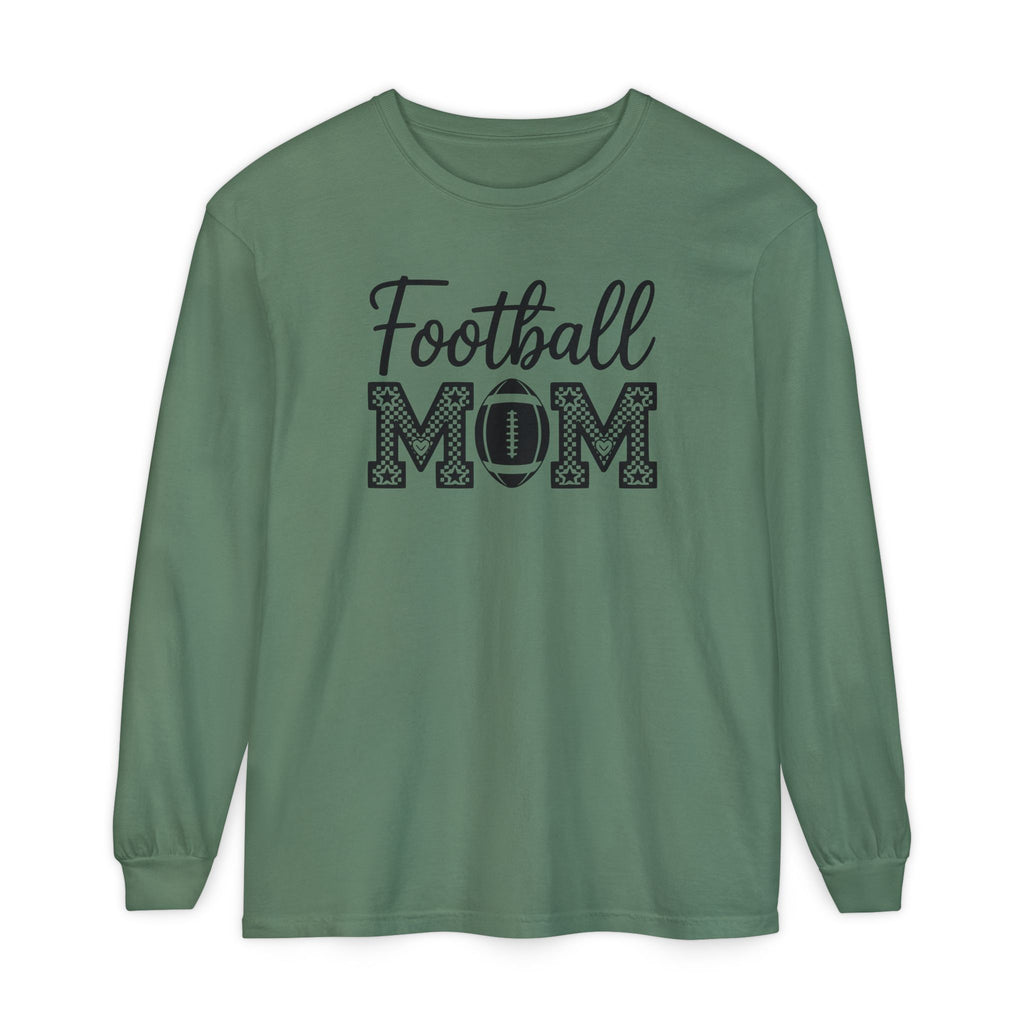 Football MOM Long Sleeve Shirt — Mom Football Fan Tee