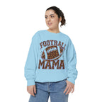 Football Mama Sweatshirt — Leopard Print Football Graphic