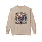 Spooky Mom's Club Sweatshirt - Caffeine Required Halloween Crewneck